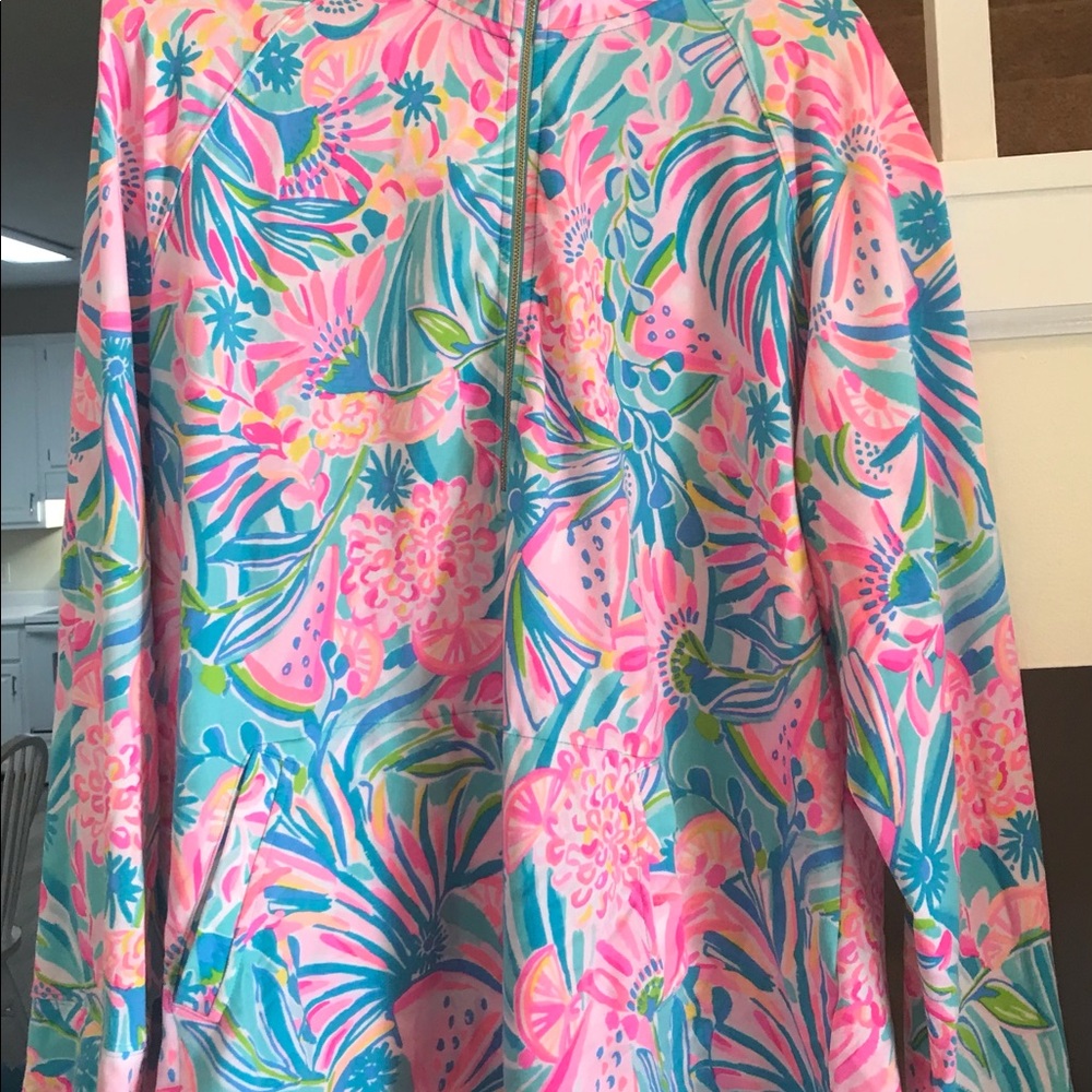 Lilly Pulitzer Pop Over XXL fruit punch like new